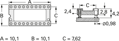 015-1-008-3-H5STF-LT0 MPE-GARRY Semiconductor Sockets, Holders Image 2