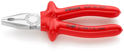 03 07 180 Knipex Combination Pliers, Multi-Function Pliers