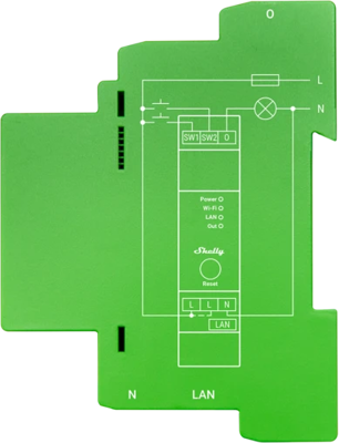 SHELLY_PRO_DIMMER_1PM Shelly Impulse Switches and Dimmer Image 1