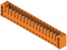 Pin header, 17 pole, pitch 3.5 mm, straight, orange, 1622180000