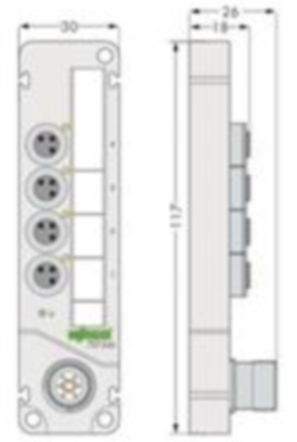 757-343 WAGO Sensor-Actuator Distribution Boxes Image 2