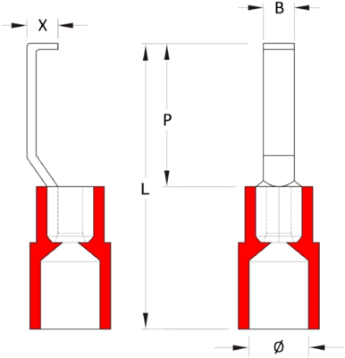 1312440000 Weidmüller Cable Lugs