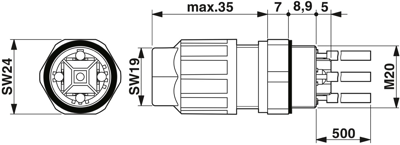 1585045 Phoenix Contact Accessories for Industrial Connectors Image 2