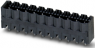 Pin header, 6 pole, pitch 5 mm, straight, black, 1837064