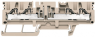 Isolating and measuring isolating terminal block, push-in connection, 0.5-4.0 mm², 24 A, 6 kV, dark beige, 1933890000