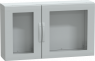 Control cabinet, (H x W x D) 750 x 1250 x 320 mm, IP65, polyester, light gray, NSYPLA7123TG