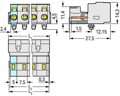 723-602/018-000 WAGO PCB Connection Systems Image 2