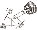 0142CDLF06/SB Ersa Soldering tips, desoldering tips and hot air nozzles Image 2