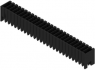 Pin header, 26 pole, pitch 3.5 mm, straight, black, 1290530000