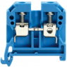 Through terminal block, screw connection, 0.5-10 mm², 2 pole, 41 A, 8 kV, blue, 0380580000