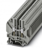 Through terminal block, screw connection, 0.2-6.0 mm², 2 pole, 32 A, 8 kV, gray, 3070338