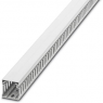 Wiring duct, (L x W x H) 2000 x 40 x 40 mm, PVC, white, 3240624