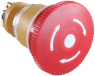 Emergency stop, rotary release, mounting Ø  16.2 mm, unlit, 250 V, 2 Form B (N/C) + 1 Form A (N/O), TE180204102