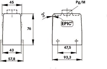 79100200 LAPP Housings for HDC Connectors Image 2