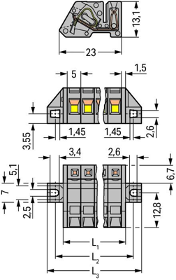 731-502/031-000 WAGO PCB Connection Systems Image 2