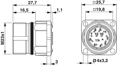 1607830 Phoenix Contact Other Circular Connectors Image 2