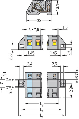 731-541/031-000 WAGO PCB Connection Systems Image 2