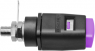 Quick pressure clamp, purple, 30 VAC/60 VDC, 16 A, thread, nickel-plated, SDK 503 / PVI
