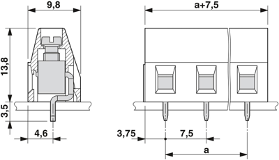 1717020 Phoenix Contact PCB Terminal Blocks Image 2