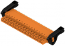 Socket header, 17 pole, pitch 3.81 mm, straight, orange, 2442750000