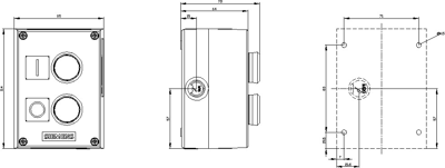 3SU1802-0AB00-2AB1 Siemens Control Devices in Housings Image 2