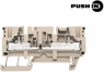 Isolating and measuring isolating terminal block, push-in connection, 0.5-4.0 mm², 24 A, 6 kV, dark beige, 1933910000