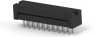 Pin header, 20 pole, pitch 2.54 mm, straight, black, 746610-4
