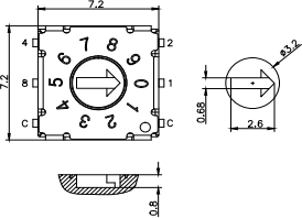 RTF10R0C C & K Slide Switches and Coding Switches Image 2