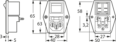 4304.6092 SCHURTER Device Connectors Image 2