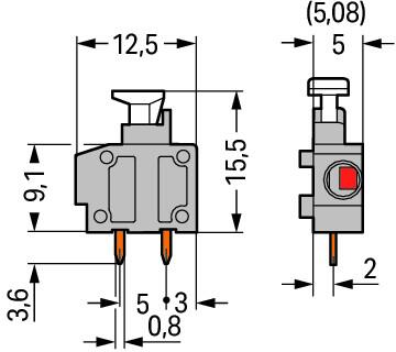 235-748/331-000 WAGO PCB Terminal Blocks Image 2