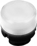 Signal light, illuminable, waistband round, front ring black, mounting Ø 22 mm, ZA2BV07