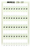 Marker card for connection terminal, 209-777