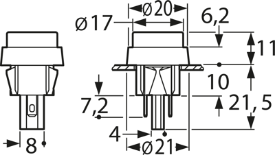 5000.0104 Marquardt Pushbutton Switches Image 2