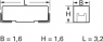 Talantum capacitor, SMD, A, 1 µF, 25 V, ±20 %, TAJA105M025R