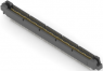 Pin header, 190 pole, pitch 0.64 mm, straight, black, 5767006-5
