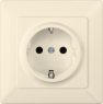 German schuko-style socket, white, 16 A/250 V, Germany, IP20, 5UB1583