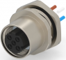 Circular connector, 4 pole, screw locking, straight, T4171310504-001
