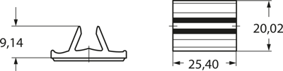 AMC25-AT-C10 Panduit Cable Holders Image 2