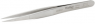 ESD precision tweezers, antimagnetic, stainless steel, 120 mm, OOBSA