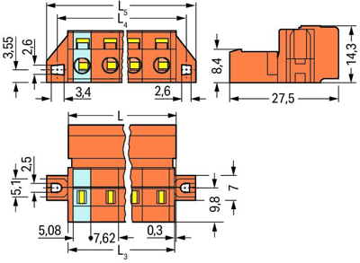 731-637/019-000 WAGO PCB Connection Systems Image 2