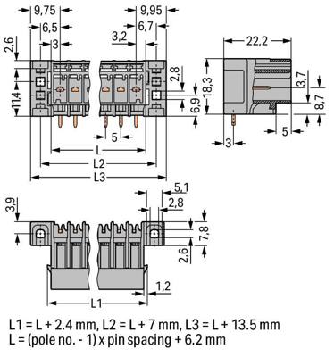 769-670/003-000 WAGO PCB Connection Systems Image 2