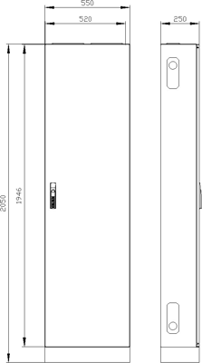 8GK1333-8KN23 Siemens Switch Cabinets, server cabinets Image 2