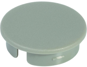 Front cap, without line, dust gray, KKS, for rotary knobs size 10, A4110008