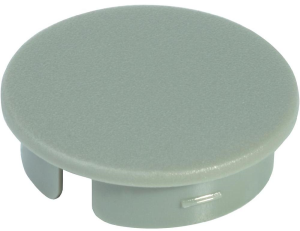 Front cap, without line, dust gray, KKS, for rotary knobs size 16, A4116008