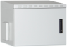 12 U wall enclosure, (H x W x D) 713 x 600 x 600 mm, IP55, sheet steel, light gray, DN-19 12U-6/6-I-OD