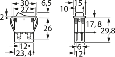 1552.0102 Marquardt Rocker Switches Image 2