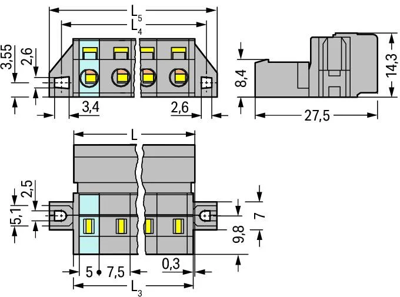 731-610/019-000 WAGO PCB Connection Systems Image 2