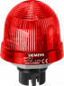 Integrated signal lamp, continuous light 12-230 VUC red