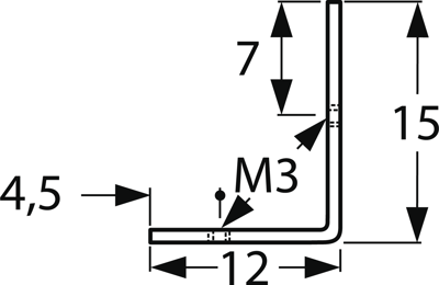 169 01 02 Thora Mounting Brackets, Blocks Image 2