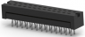 Pin header, 26 pole, pitch 2.54 mm, straight, black, 1-111382-8